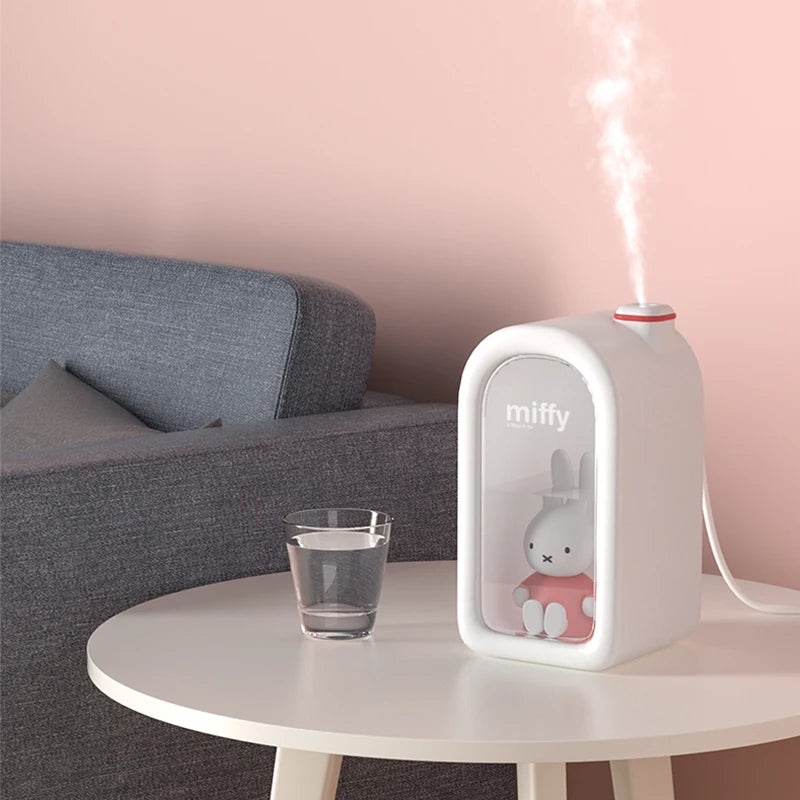 Miffy Doll Humidifier – Cute Mini Air Moisturizer for Home, Bedroom, Office & Dorm, Quiet Operation, Perfect Gift for Kids, Pregnant Women & Students - SORAVA