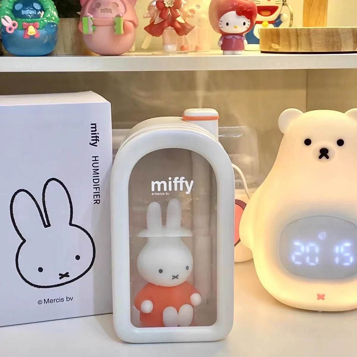 Miffy Doll Humidifier – Cute Mini Air Moisturizer for Home, Bedroom, Office & Dorm, Quiet Operation, Perfect Gift for Kids, Pregnant Women & Students - SORAVA