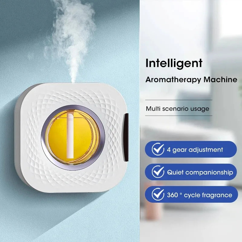 Desktop Aromatherapy Diffuser – USB Smart Air Purifier with LED Display & Ambient Lighting - SORAVA