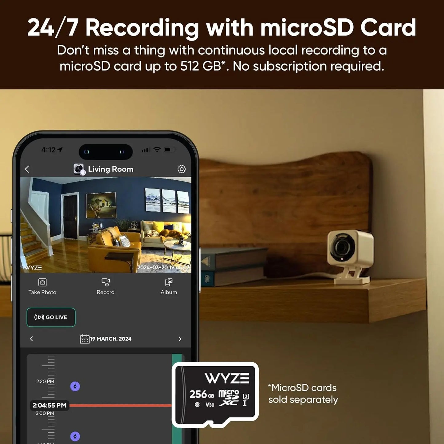 2K HD Wi-Fi Smart Security Camera – Indoor/Outdoor Cam v4 with Motion Detection, Spotlight & Siren for Home, Pet & Baby Monitoring - SORAVA
