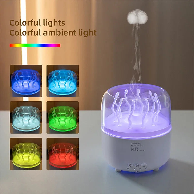 Deep Sea Elf Air Humidifier – Ultrasonic Aromatherapy Diffuser & Essential Oil Mist Maker - SORAVA