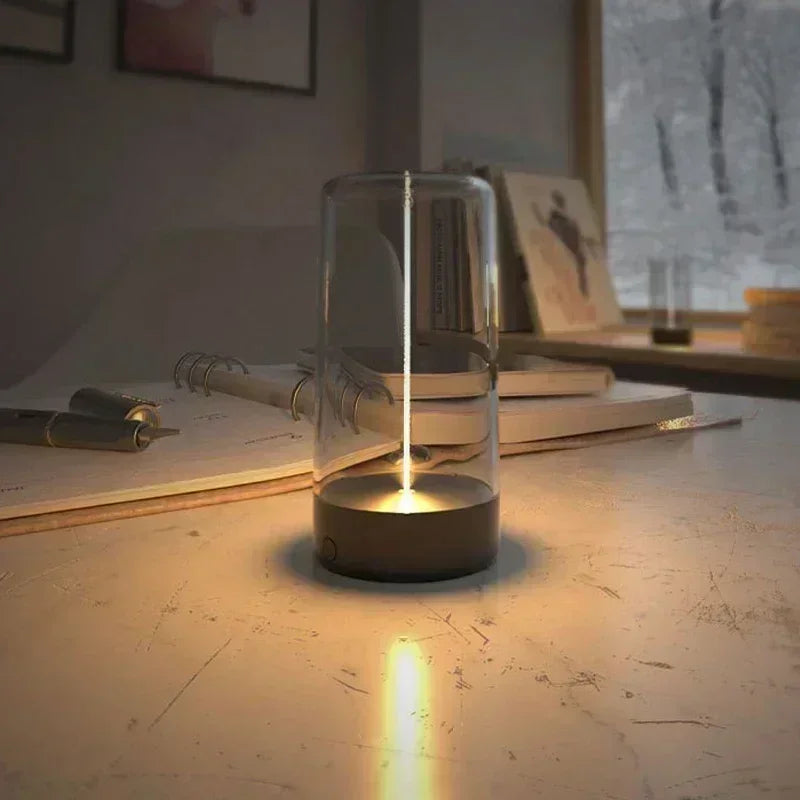 Portable Quantum Ambient Magnetic Light – Type-C Rechargeable, Eye Protection Lamp for Bedroom, Study & Camping - SORAVA
