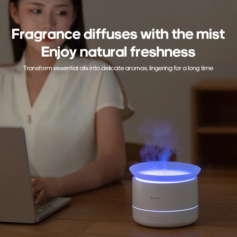 Ultra Quiet Aromatherapy Diffuser – Mist Spray Humidifier with Colorful LED Lights, Essential Oil Air Freshener for Home, Room & Office - SORAVA