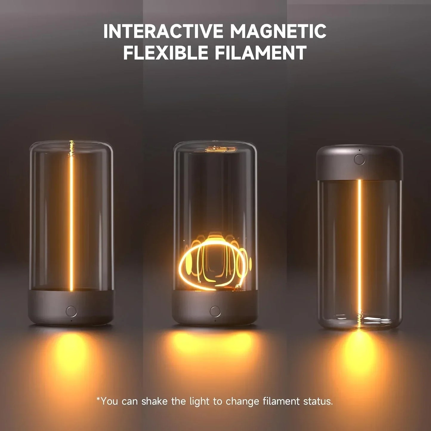 Portable Quantum Ambient Magnetic Light – Type-C Rechargeable, Eye Protection Lamp for Bedroom, Study & Camping - SORAVA