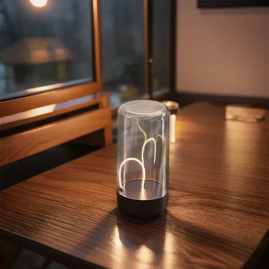 Portable Quantum Ambient Magnetic Light – Type-C Rechargeable, Eye Protection Lamp for Bedroom, Study & Camping - SORAVA