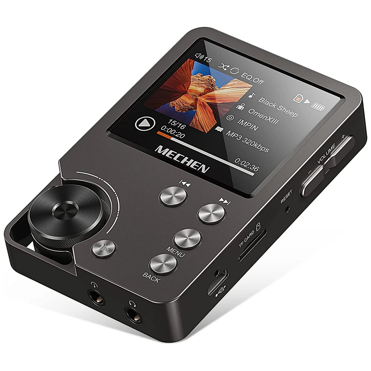HiFi Lossless MP3 Player – High Quality Music Player with 64GB Card, Supports Up to 256GB Storage for Superior Audio - SORAVA