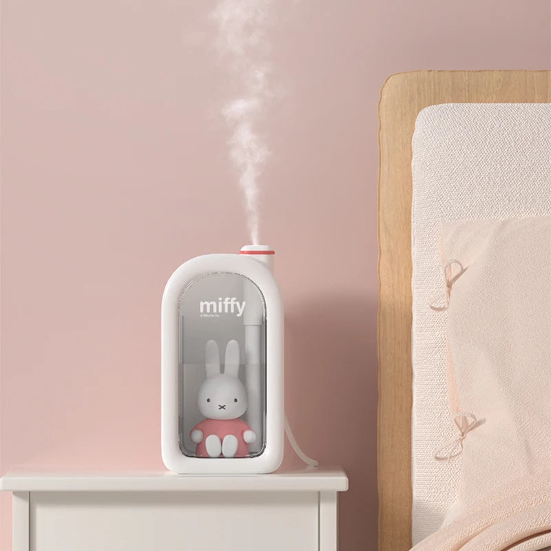 Miffy Doll Humidifier – Cute Mini Air Moisturizer for Home, Bedroom, Office & Dorm, Quiet Operation, Perfect Gift for Kids, Pregnant Women & Students - SORAVA