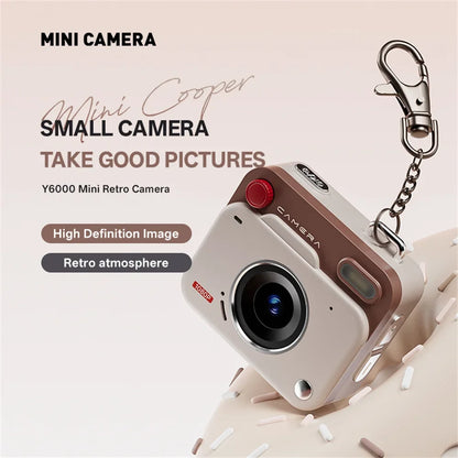 2025 Y6000 Thumb Pocket Digital Camera – HD Retro Mini Keychain Camera for Outdoor Travel & Photo Recording - SORAVA