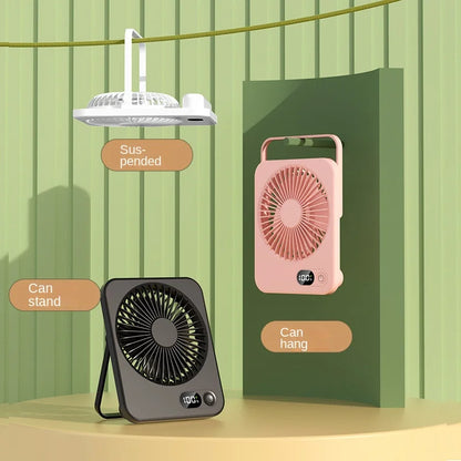 Ultra Quiet Foldable Desktop Fan – Mini Portable Office Fan for Home & Work - SORAVA