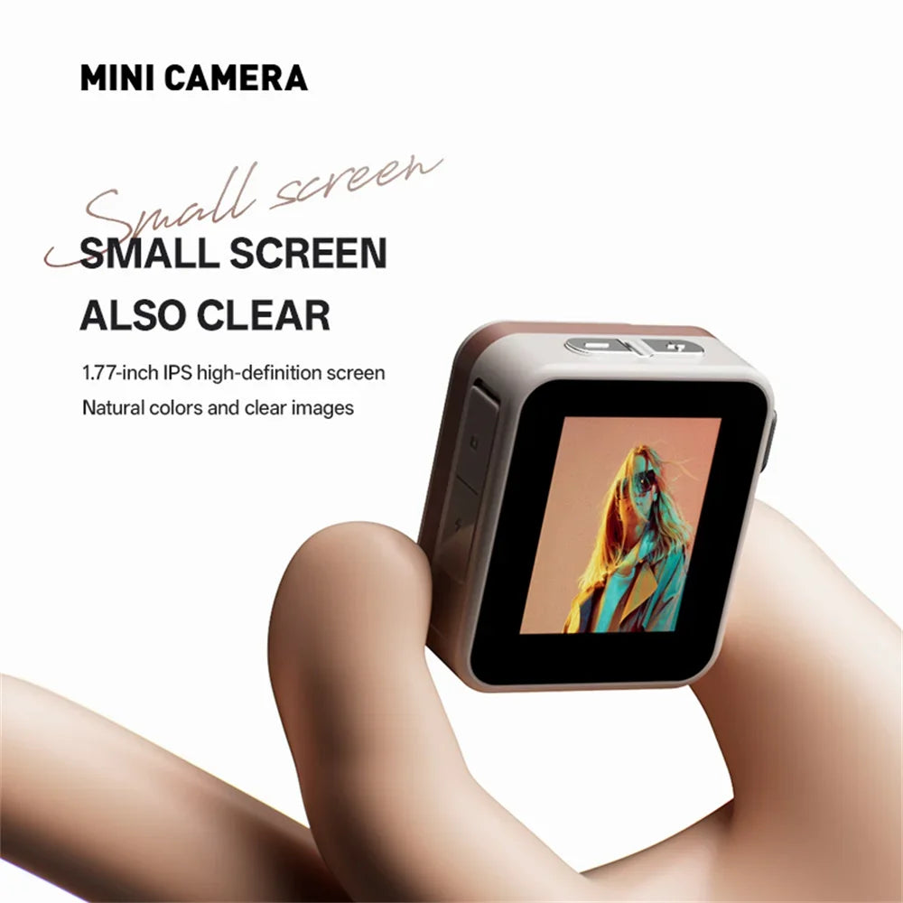 2025 Y6000 Thumb Pocket Digital Camera – HD Retro Mini Keychain Camera for Outdoor Travel & Photo Recording - SORAVA