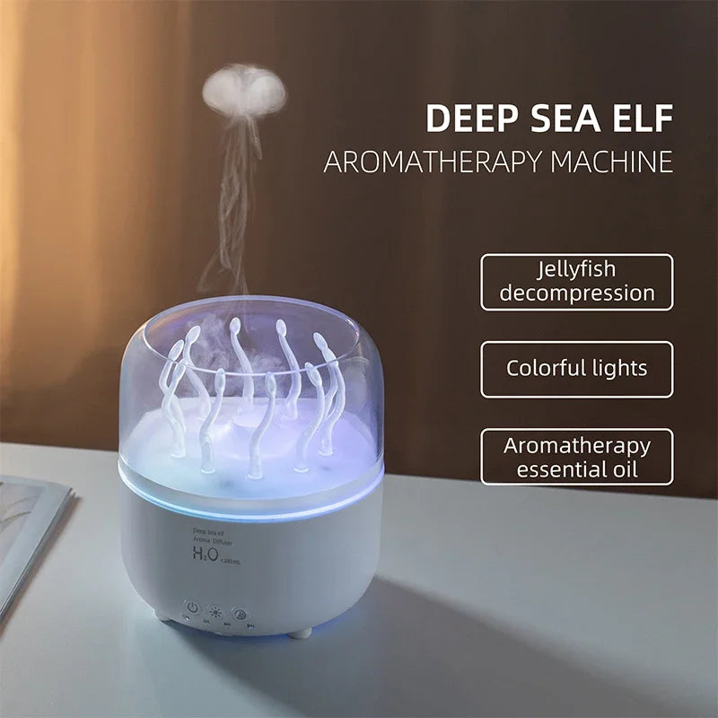 Deep Sea Elf Air Humidifier – Ultrasonic Aromatherapy Diffuser & Essential Oil Mist Maker - SORAVA