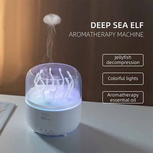 Deep Sea Elf Air Humidifier – Ultrasonic Aromatherapy Diffuser & Essential Oil Mist Maker - SORAVA