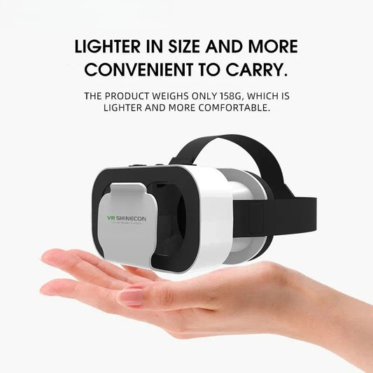 3D VR Glasses Headset – Virtual Reality Helmet for Mobile Smartphones with Adjustable Lenses - SORAVA