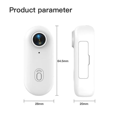 Pocket 4K Mini Camera – Magnetic Wearable Action Cam with Waterproof Case, WiFi, for Cycling, Vlogging & Home Use - SORAVA