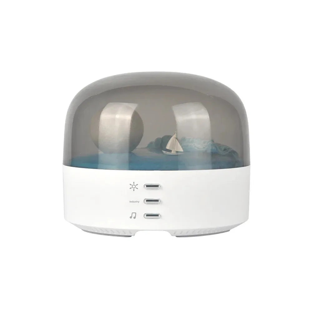 Creative Moon Night Light & Bluetooth Speaker – Eye Protection LED Atmosphere Lamp, Perfect Birthday Gift - SORAVA