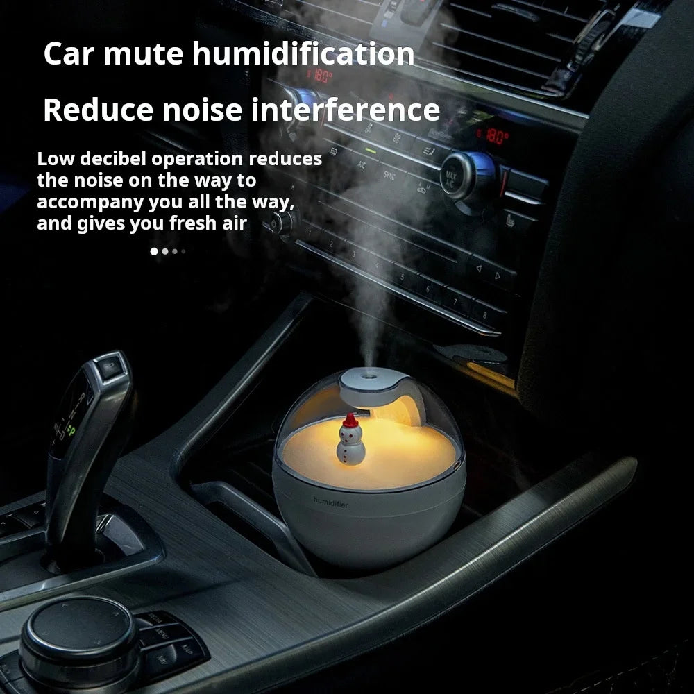 Poke Ball Humidifier – USB Aromatherapy Diffuser with Night Light, Two Spray Modes & Decorative Elf Figurine - SORAVA