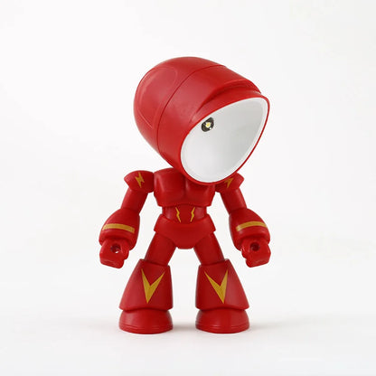 Mini Cartoon LED Table Lamp – Cute Folding Night Light with Adjustable Angle, Eye Protection, Battery Powered - SORAVA