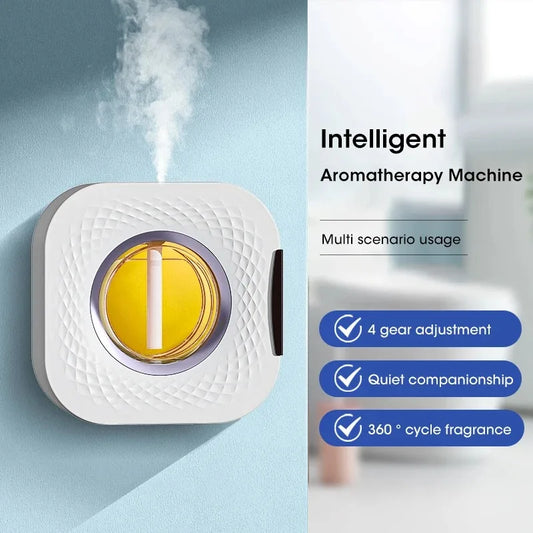 Desktop Aromatherapy Diffuser – USB Smart Air Purifier with LED Display & Ambient Lighting - SORAVA