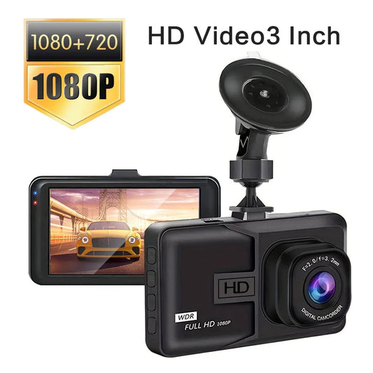 1080P HD Dash Camera – Night Vision, Loop Recording, 24H Parking Monitor, G-Sensor Car DVR Video Recorder