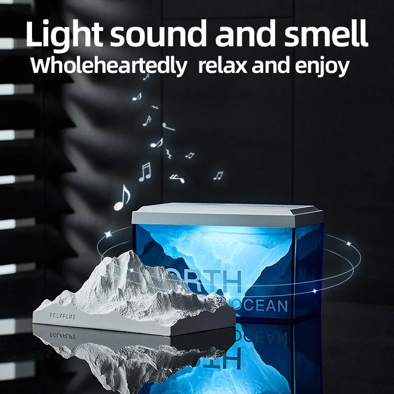 Multi-Function Night Light with Aroma Diffuser & Wireless Speaker – Music Audio Speaker for Relaxing Sleep & Cozy Atmosphere - SORAVA