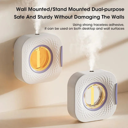 Desktop Aromatherapy Diffuser – USB Smart Air Purifier with LED Display & Ambient Lighting - SORAVA