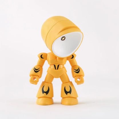 Mini Cartoon LED Table Lamp – Cute Folding Night Light with Adjustable Angle, Eye Protection, Battery Powered - SORAVA