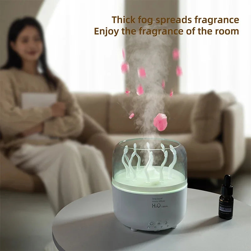 Deep Sea Elf Air Humidifier – Ultrasonic Aromatherapy Diffuser & Essential Oil Mist Maker - SORAVA