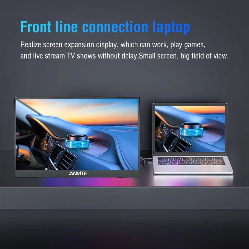 16” Portable Monitor – Touch & Non-Touch Options, 1200P HDR 16:10 Display for Laptop, PC, Xbox, PS5 & Switch