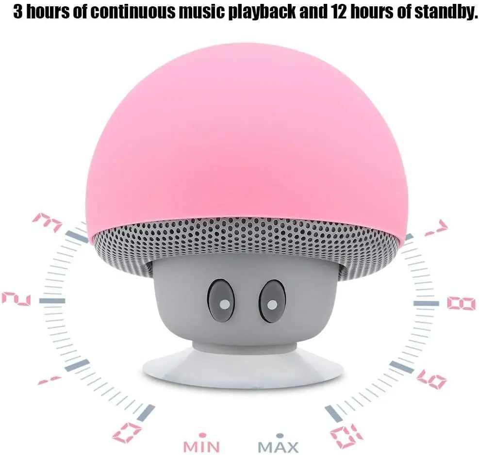 Wireless Bluetooth Speaker – High-Quality Outdoor Subwoofer with 30ft Range & Suction Cup for Cycling, Picnic & Travel - SORAVA