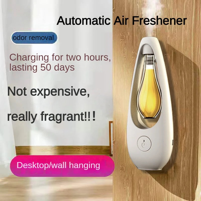 Rechargeable Aromatherapy Diffuser – Room Air Freshener Spray with Essential Oil Fragrance for Home & Hotel - SORAVA