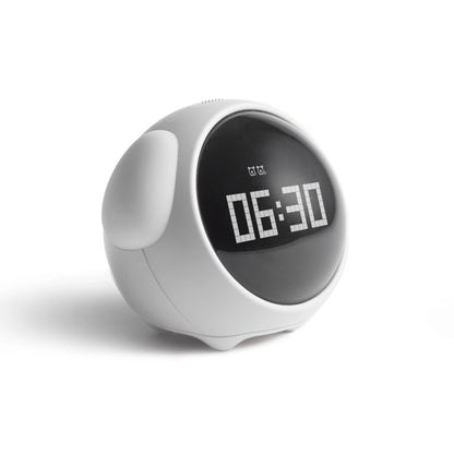 Cute Cartoon Digital Alarm Clock for Kids – Emotion Display Table Clock with Night Light - SORAVA