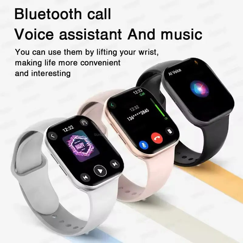 2025 New For Apple GPS Watch 10 Smart Watch Men HD AMOLED Memory Music 3D Surround Bluetooth Call Waterproof Smartwatch Woman