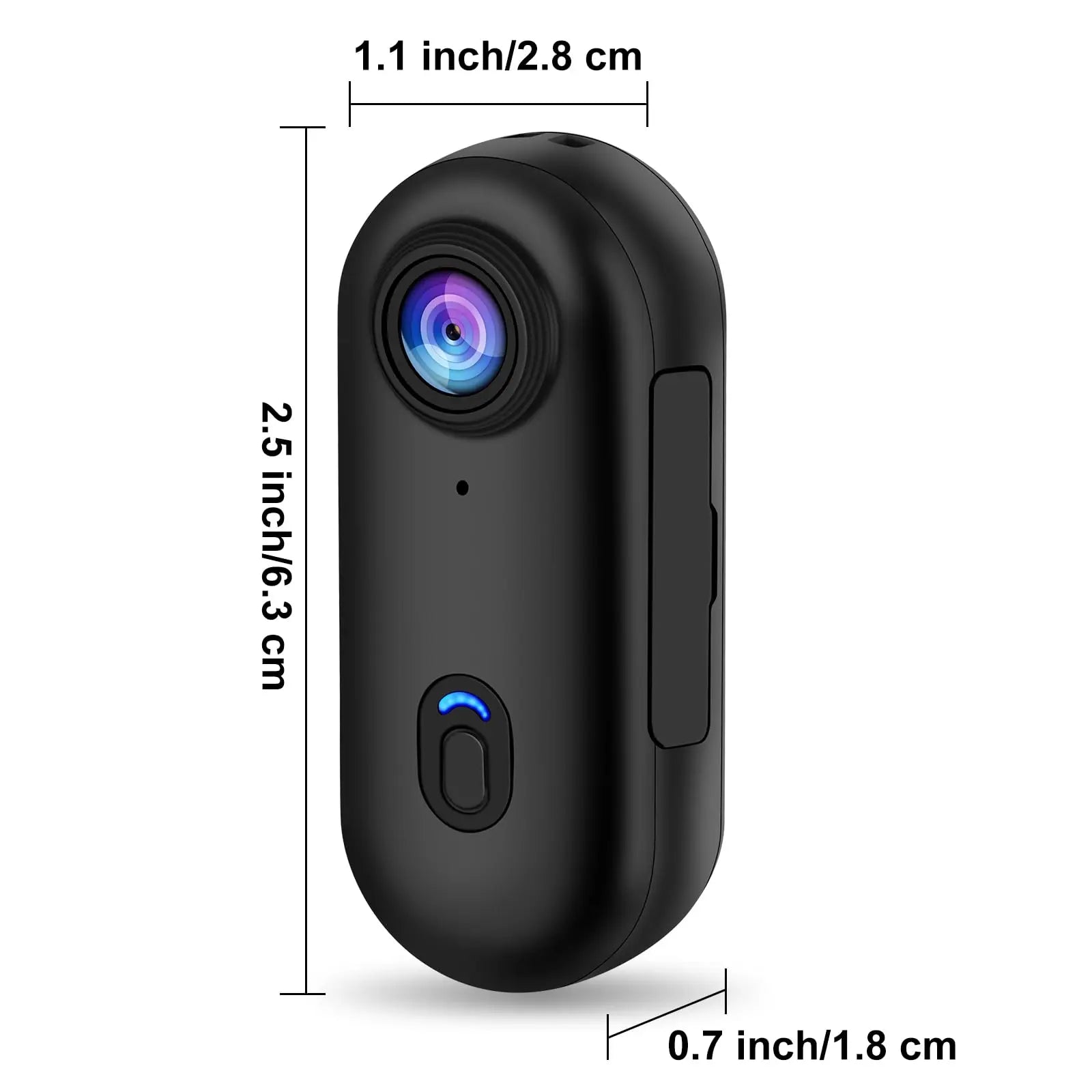 Pocket 4K Mini Camera – Magnetic Wearable Action Cam with Waterproof Case, WiFi, for Cycling, Vlogging & Home Use - SORAVA