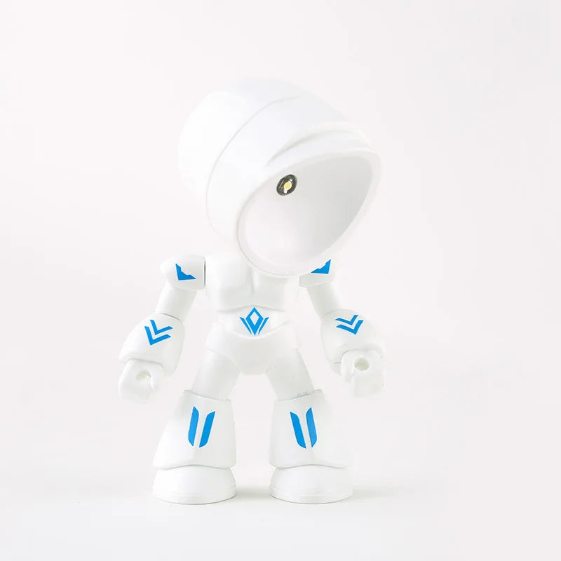 Mini Cartoon LED Table Lamp – Cute Folding Night Light with Adjustable Angle, Eye Protection, Battery Powered - SORAVA