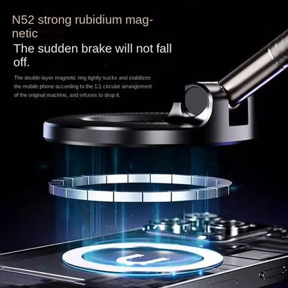 Foldable Magnetic Car Phone Holder – Vacuum Suction Cup Mount for Navigation & Hands-Free Driving 2025 - SORAVA