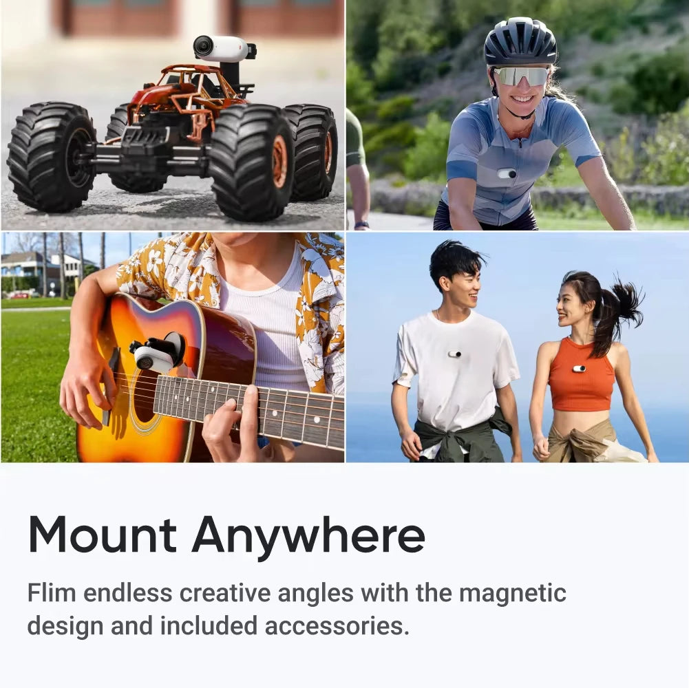 Insta360 GO 3S 4K Tiny Camera – Portable Hands-Free POV Camera with Stabilization, Mount Anywhere for Action & Travel - SORAVA