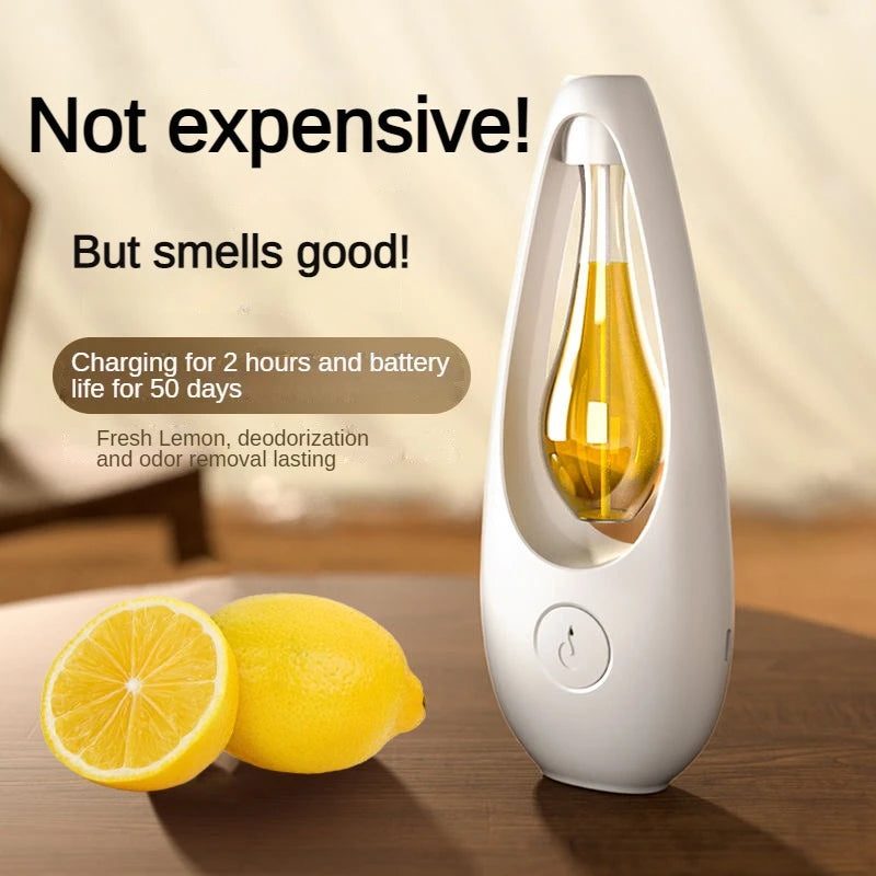 Rechargeable Aromatherapy Diffuser – Room Air Freshener Spray with Essential Oil Fragrance for Home & Hotel - SORAVA