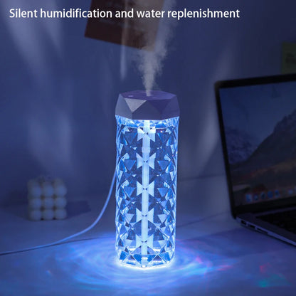 400ML Air Humidifier & USB Aroma Diffuser – Essential Oil Mist Maker with RGB Light for Car, Home & Bedroom - SORAVA