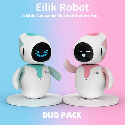 Duo Pack Smart AI Robot Pets – Interactive Desktop Companions for Kids & Adults - SORAVA