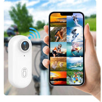 Pocket 4K Mini Camera – Magnetic Wearable Action Cam with Waterproof Case, WiFi, for Cycling, Vlogging & Home Use