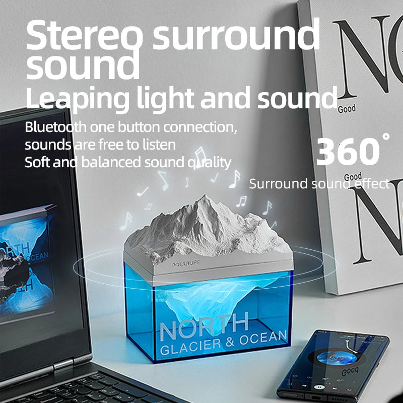 Multi-Function Night Light with Aroma Diffuser & Wireless Speaker – Music Audio Speaker for Relaxing Sleep & Cozy Atmosphere - SORAVA
