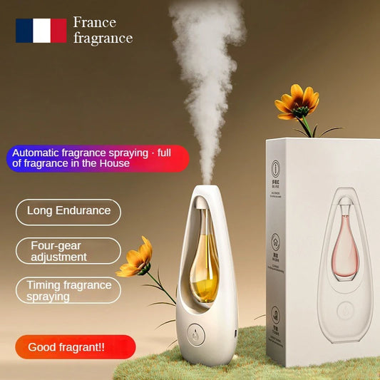 Rechargeable Aromatherapy Diffuser – Room Air Freshener Spray with Essential Oil Fragrance for Home & Hotel - SORAVA