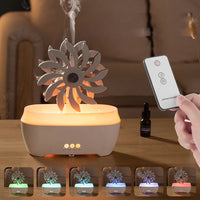 300ml Windmill Humidifier – Creative Raindrop Essential Oil Diffuser with Ultrasonic Heavy Mist, Remote Control & Automatic Aromatherapy