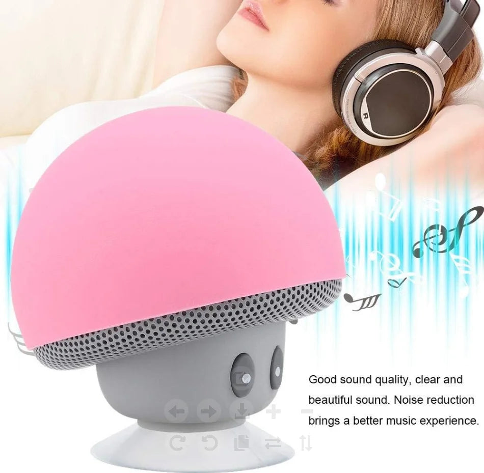 Wireless Bluetooth Speaker – High-Quality Outdoor Subwoofer with 30ft Range & Suction Cup for Cycling, Picnic & Travel - SORAVA