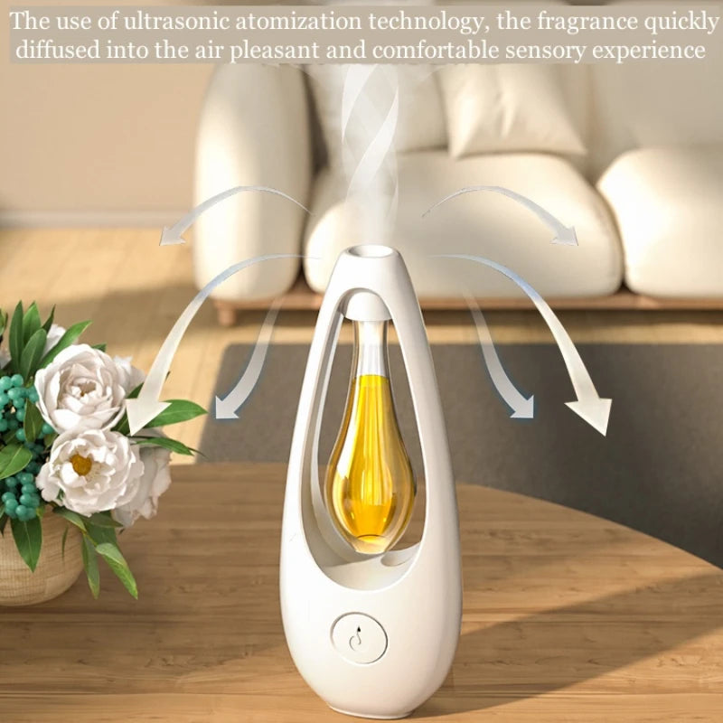 Rechargeable Aromatherapy Diffuser – Room Air Freshener Spray with Essential Oil Fragrance for Home & Hotel - SORAVA