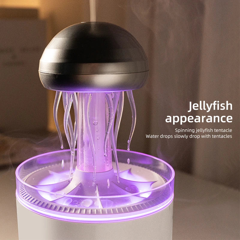 Smart 3D Virtual Seaweed Aromatherapy Diffuser – Portable Electric Humidifier & Jellyfish Oil Lamp for Home Decor - SORAVA