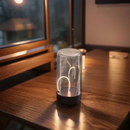 Portable Quantum Ambient Magnetic Light – Type-C Rechargeable, Eye Protection Lamp for Bedroom, Study & Camping - SORAVA