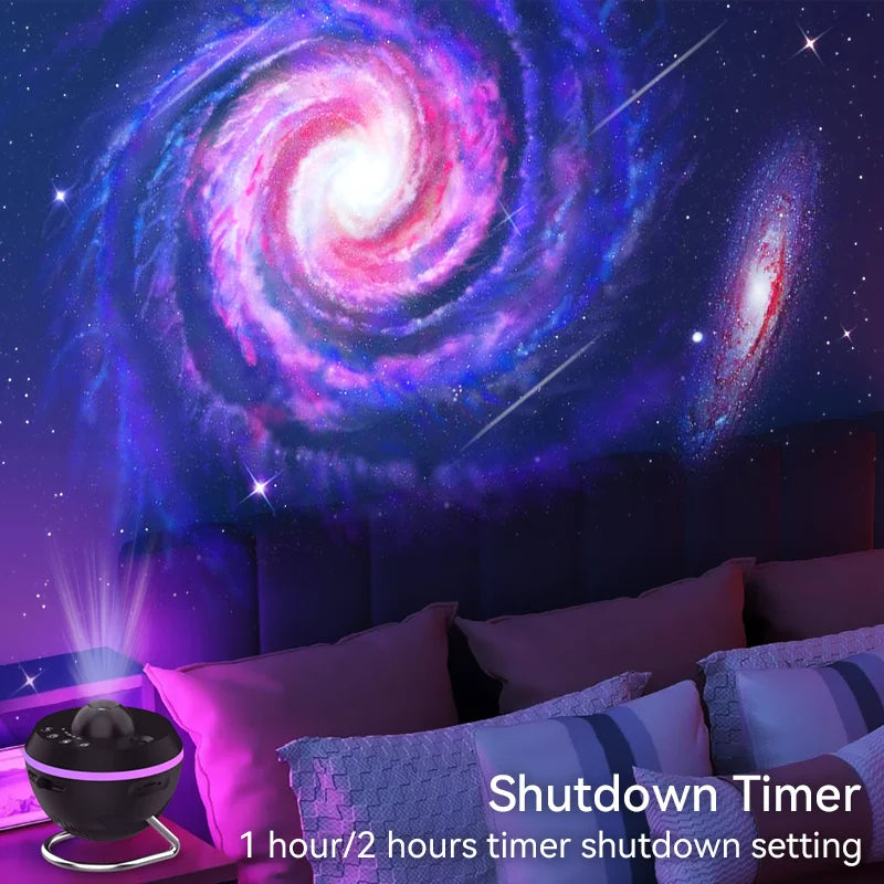 12-in-1 Galaxy Star Projector with Meteor Effect – Ultra-Clear Planetarium Night Light Lamp for Kids - SORAVA