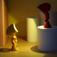 Mini Cartoon LED Table Lamp – Cute Folding Night Light with Adjustable Angle, Eye Protection, Battery Powered
