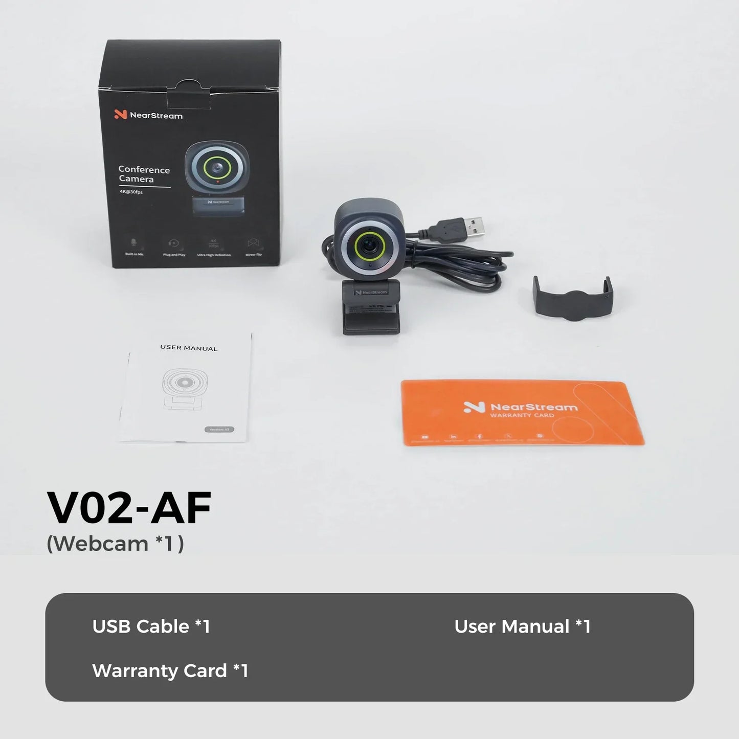 1080P USB Webcam – 60FPS with AI Noise-Canceling Microphone, Auto Focus, Plug-and-Play PC Camera - SORAVA
